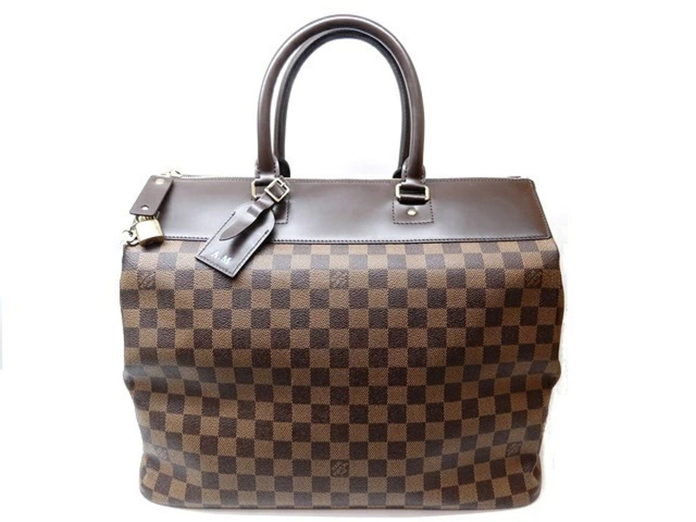 LOUIS VUITTON Greenwich Boston Bag Damier